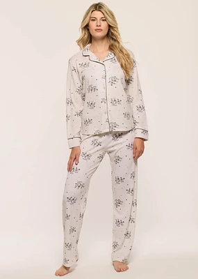 Pyjama Set with Flowers