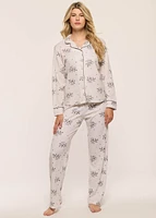 Ensemble pyjama avec fleurs