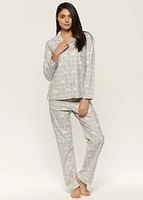Pyjama set with Polar Bears Flannel