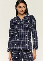 Ensemble pyjama avec ours polaires en flanelle