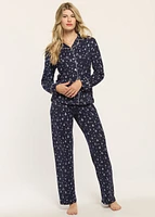 Pyjama Set with Christmas Trees
