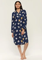 Nuisette avec chats en flanelle