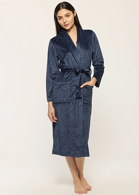 Robe de chambre embossé