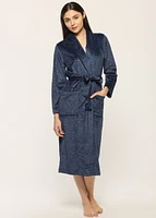 Robe de chambre embossé
