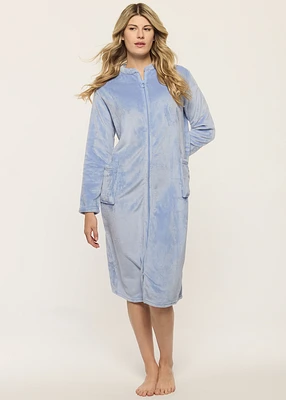 Cozy Lounger Robe with zipper