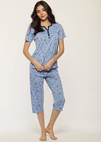 Pyjama Capri Set with Butterfly