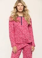 Ensemble pyjama avec sapins de Noel