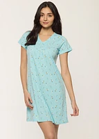 Short Nightgown with birds
