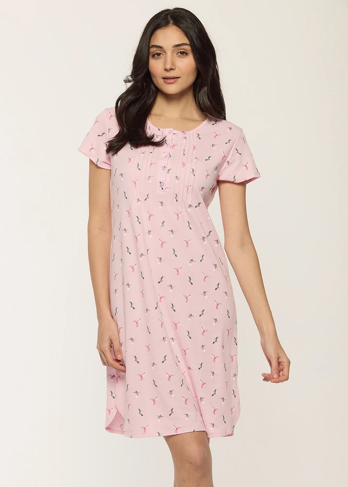 Short Nightgown with birds