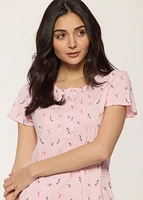 Short Nightgown with birds