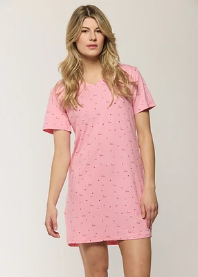Short Nightgown with hearst Valentine's Day