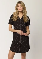 Short Nightgown with hearts Valentine's Day