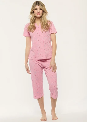 Pyjama Set with Flowers