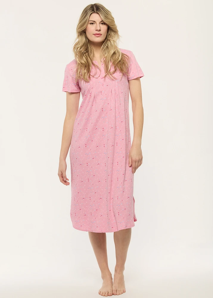 Long Nightgown with Flowers