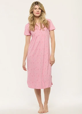 Long Nightgown with Flowers