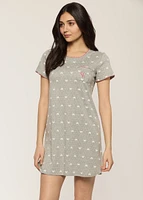 Short Nightgown with butterfly