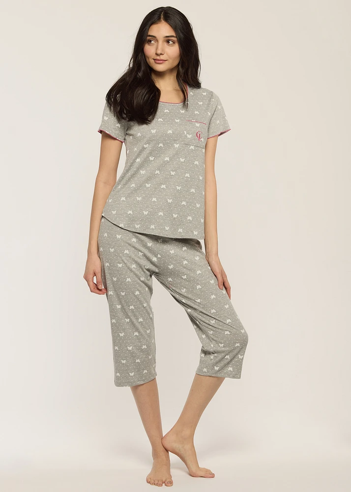 Ensemble pyjama avec papillons