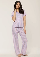 Ensemble pyjama avec rayures