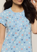 Nuisette longue avec chats Nala