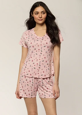 Ensemble pyjama avec short Aurora