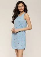 Short Nightgown sleeveless Melon