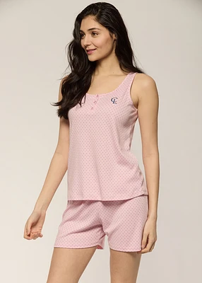 Polka Pyjama Set Céleste