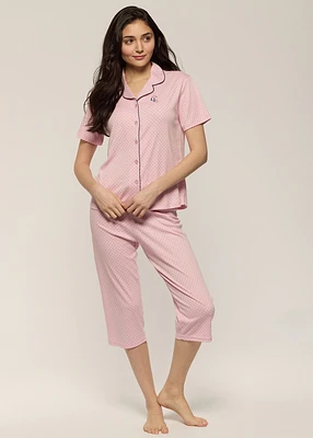 Polka Dot Pyjama Set Céleste