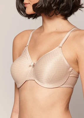 Soutien-gorge moulé avec armatures Diamond Jacquard