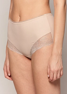 Culotte Haute Coupe Laser et dentelle (3 pour 36$)