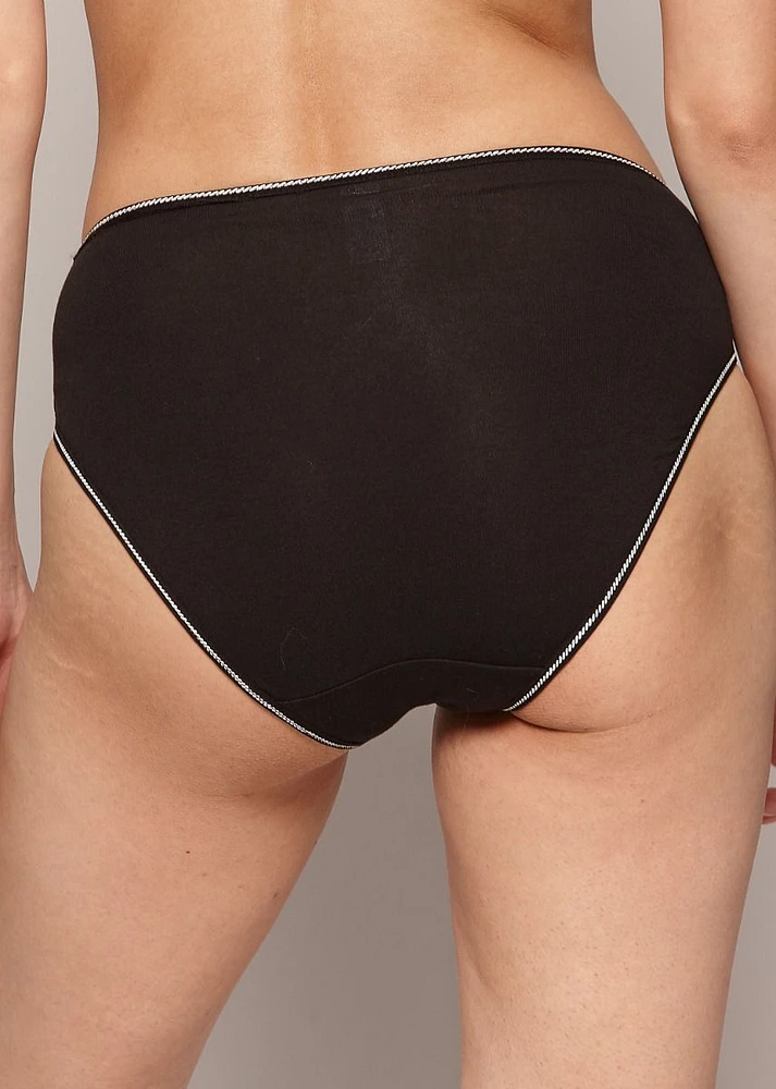 Culotte échancrée barre oblique (3 pour 24$)