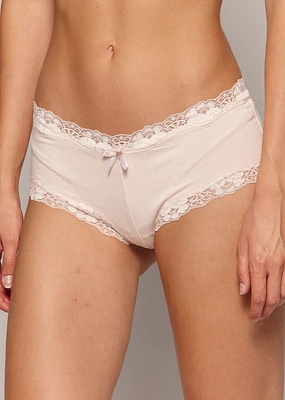 Culotte garçonne avec dentelle (3 pour 24$)