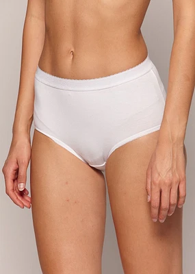 Culotte taille haute en coton organique (3 pour 24$)