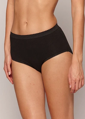 Organic Cotton High Waist Panty (3 for 24$)