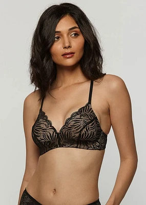 Leafy Lace Wireless Bra