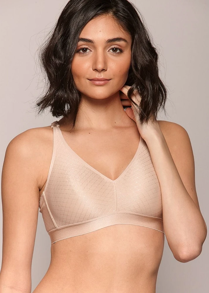 Soutien-gorge sans armatures Diamond Jacquard