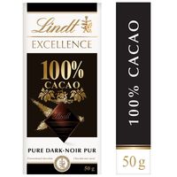 Lindt EXCELLENCE 100% Cacao Dark Chocolate Bar