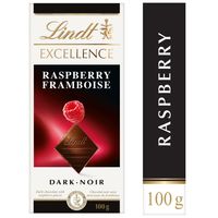 Lindt EXCELLENCE Raspberry Dark Chocolate Bar, 100g