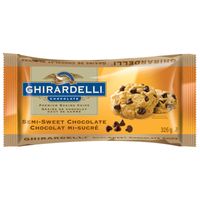 GHIRARDELLI Semisweet Baking Chocolate Chips Bag, 326g