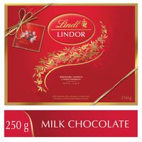 Lindt LINDOR Prestige Milk Chocolate Truffles Gift Box, 250g