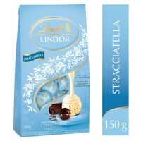 Lindt LINDOR Stracciatella White Chocolate Truffles Bag, 150g