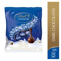 Lindt LINDOR Mini Dark Chocolate Balls Bag, 100g