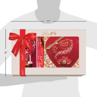 Lindt Valentine's Day Premium Chocolate Gift Box, 652g