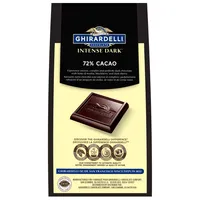 GHIRARDELLI Intense 72% Cacao Dark Chocolate Squares Bag, 116g