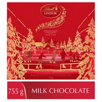 Lindt LINDOR Assorted Milk Chocolate Celebration Box, 755g