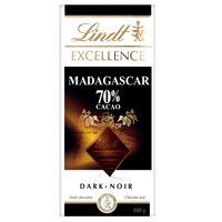 Lindt EXCELLENCE Madagascar 70% Cacao Dark Chocolate Bar, 100g