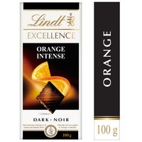 Lindt EXCELLENCE Orange Intense Dark Chocolate Bar, 100g