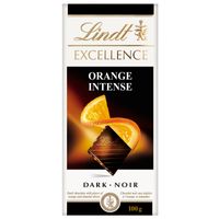 Lindt EXCELLENCE Orange Intense Dark Chocolate Bar, 100g