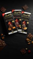 Lindt EXCELLENCE 70% Cacao Orange & Almond Dark Chocolate Bar, 100g