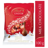 Lindt LINDOR Mini Milk Chocolate Balls Bag, 100g