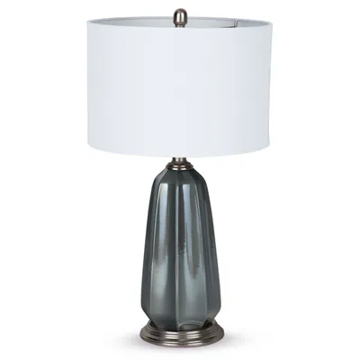 Kashton 28"" ceramic table lamp - grey, blue, white